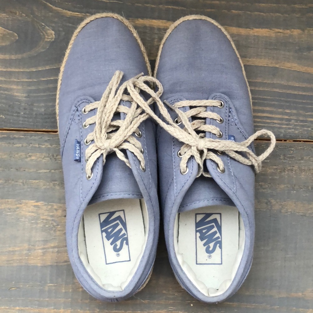 pale blue vans